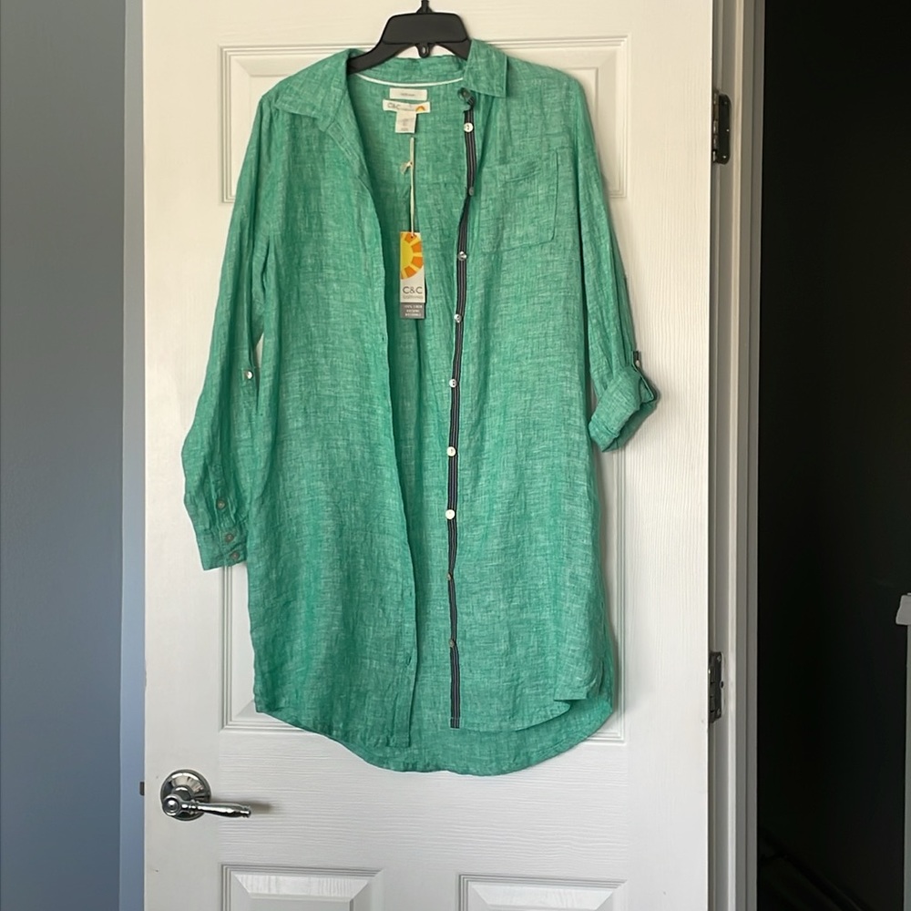 C&C California linen dress small